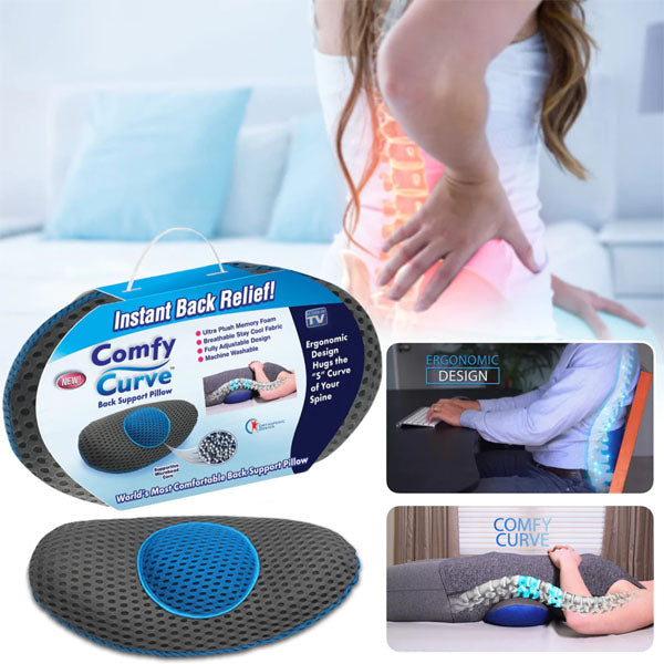Comfy Curve Back Pain Relief Cushion